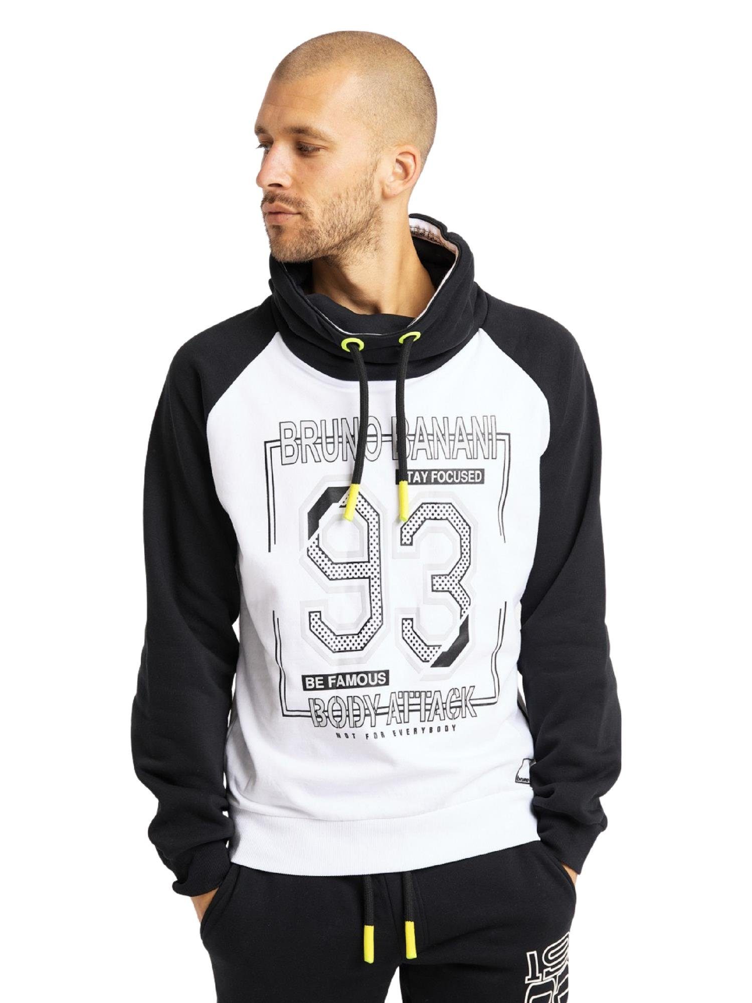 Bruno Banani Sweatshirt FREEMAN Weiß