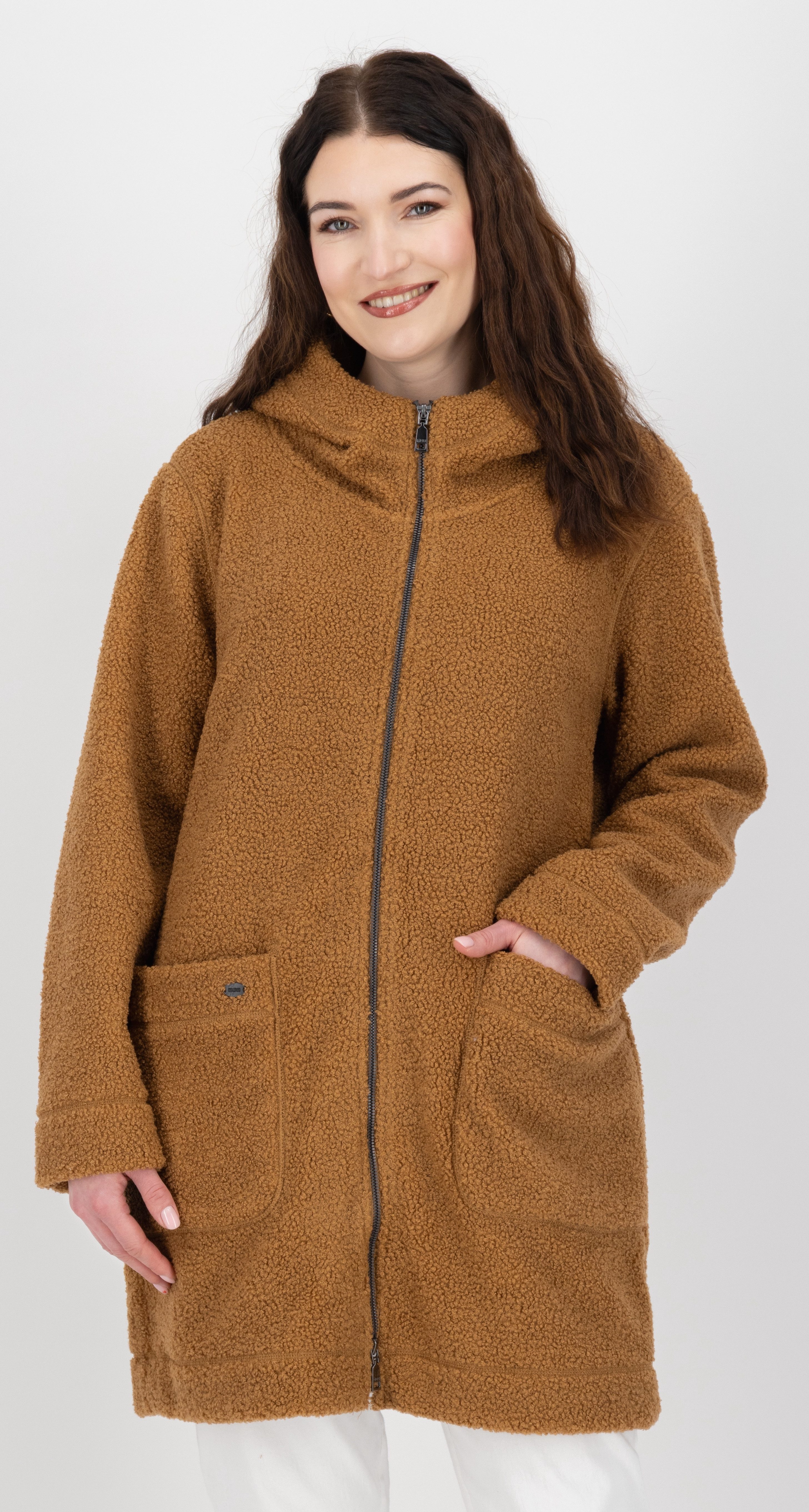 LPO Kurzmantel CARRY CS Damen Fleece Mantel Kurzmantel Teddyfleece mit Steh günstig online kaufen