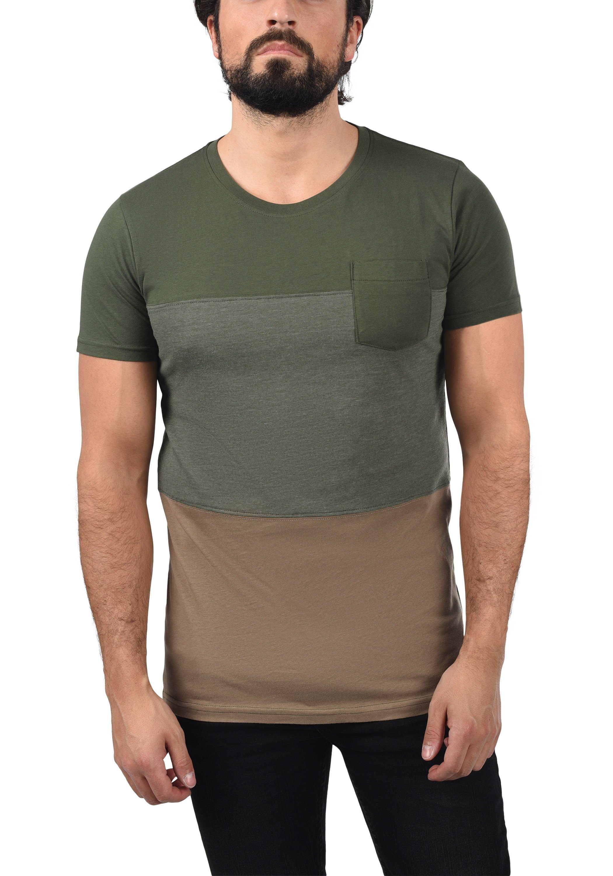 Solid Rundhalsshirt (3785) T-Shirt Climb SDMingo Ivy