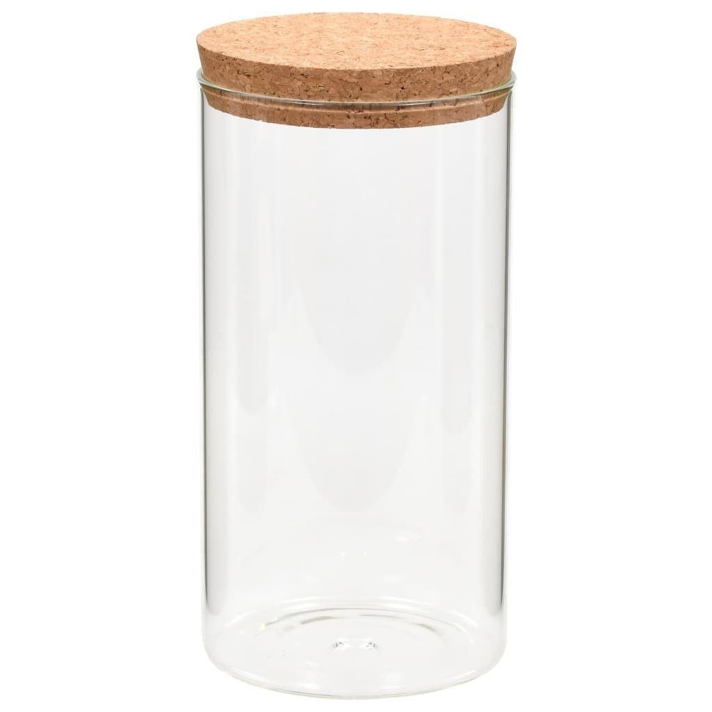 Glas, Transparent. möbelando aus Vorratsdose in (6er-Set), 297316, Glas 1100 ml