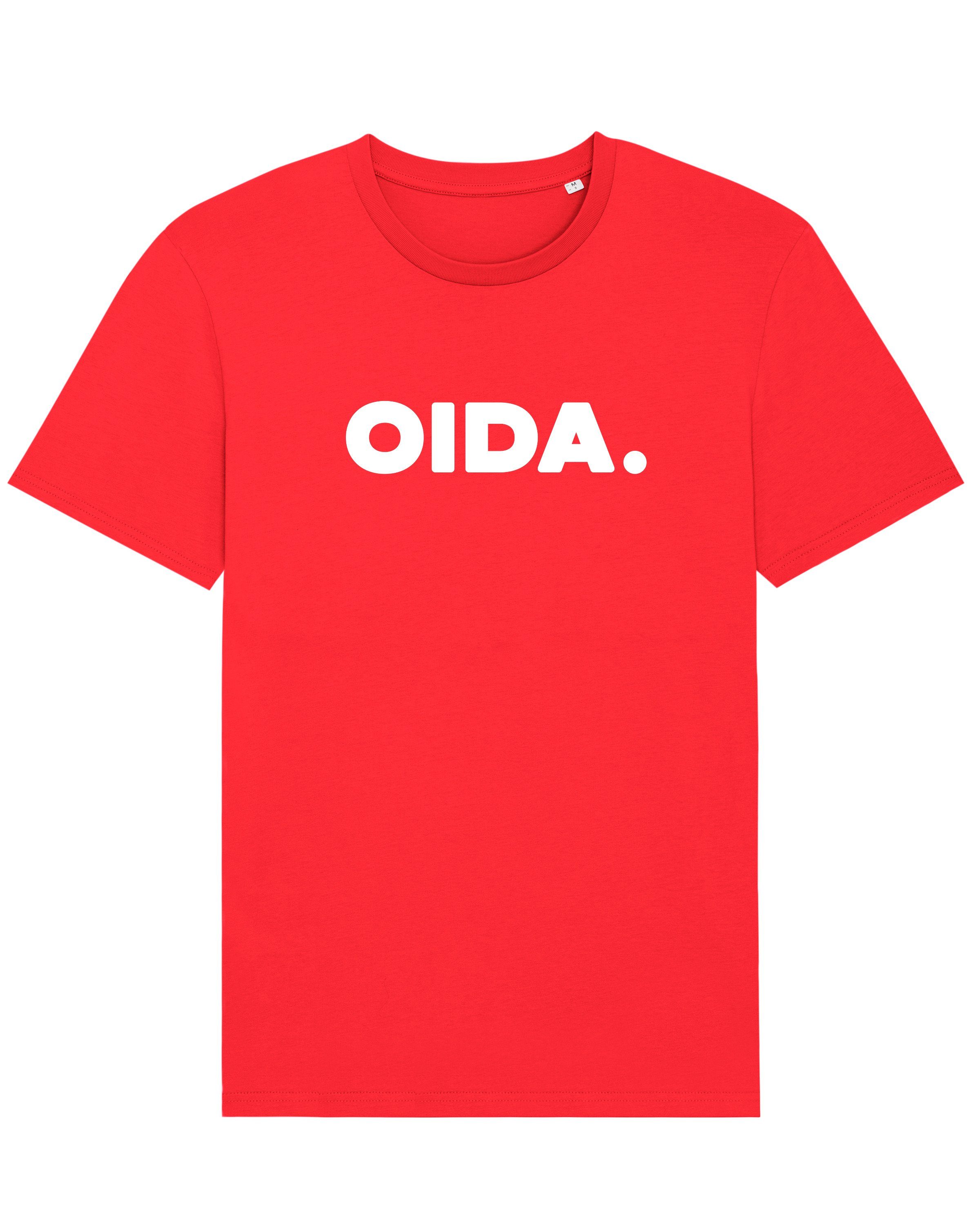 wat? Apparel Print-Shirt Oida (1-tlg) Deck Chair Red
