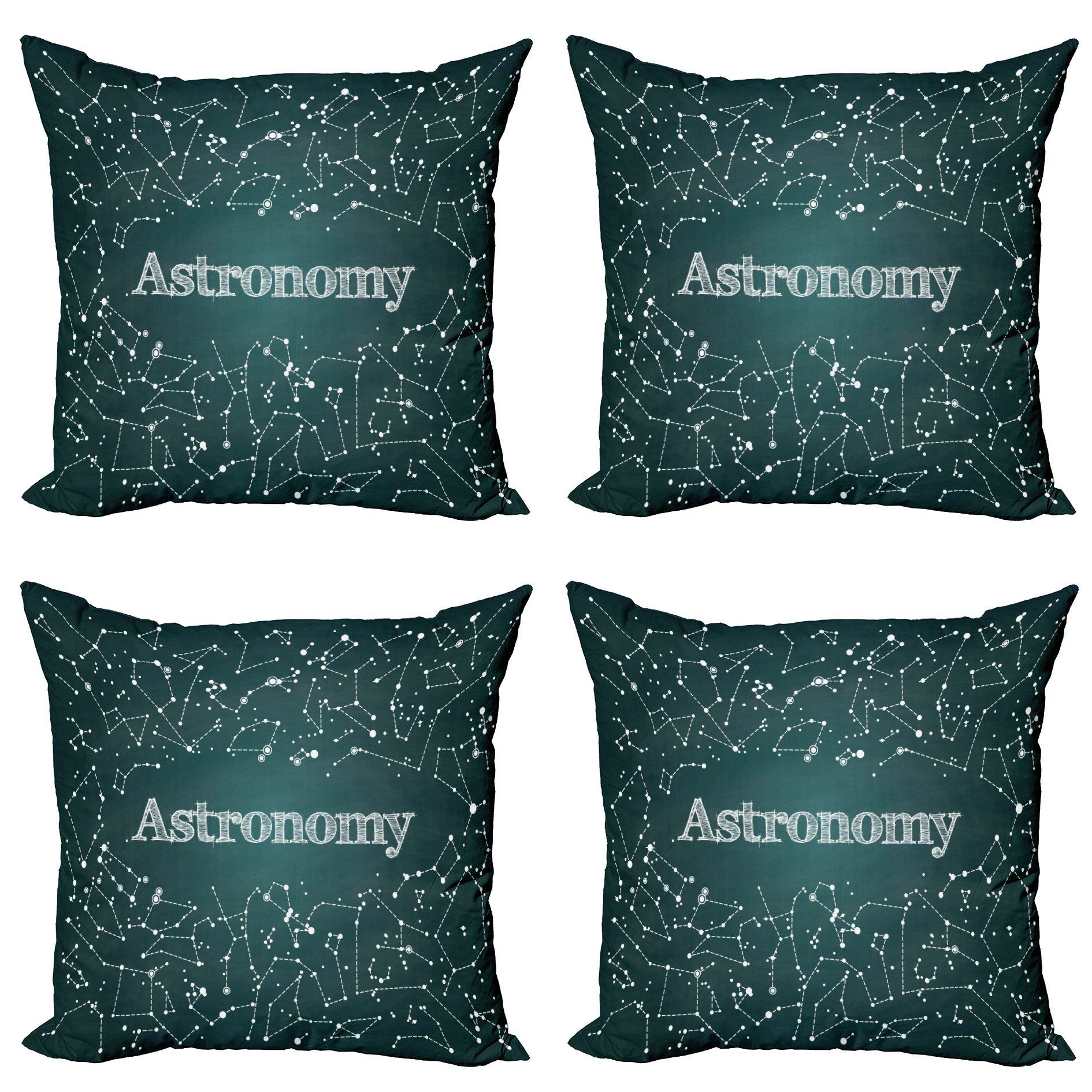 Astronomie Abakuhaus Schule Konstellation Modern Digitaldruck, Doppelseitiger (4 Accent Stück), Kissenbezüge