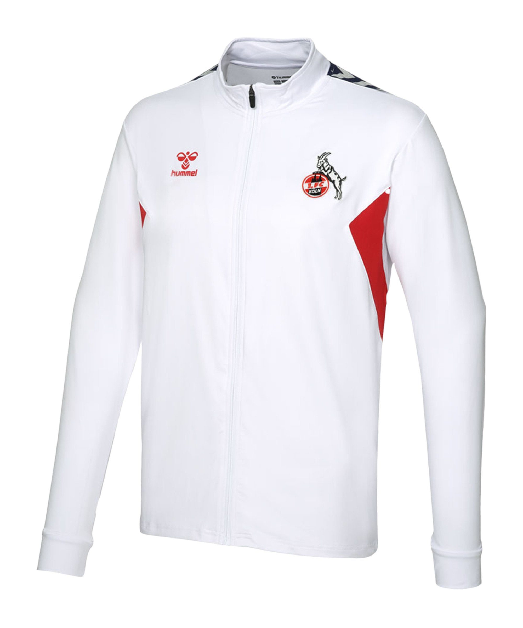 hummel Sweatjacke 1. FC Köln Prematch Jacke 2023/2024