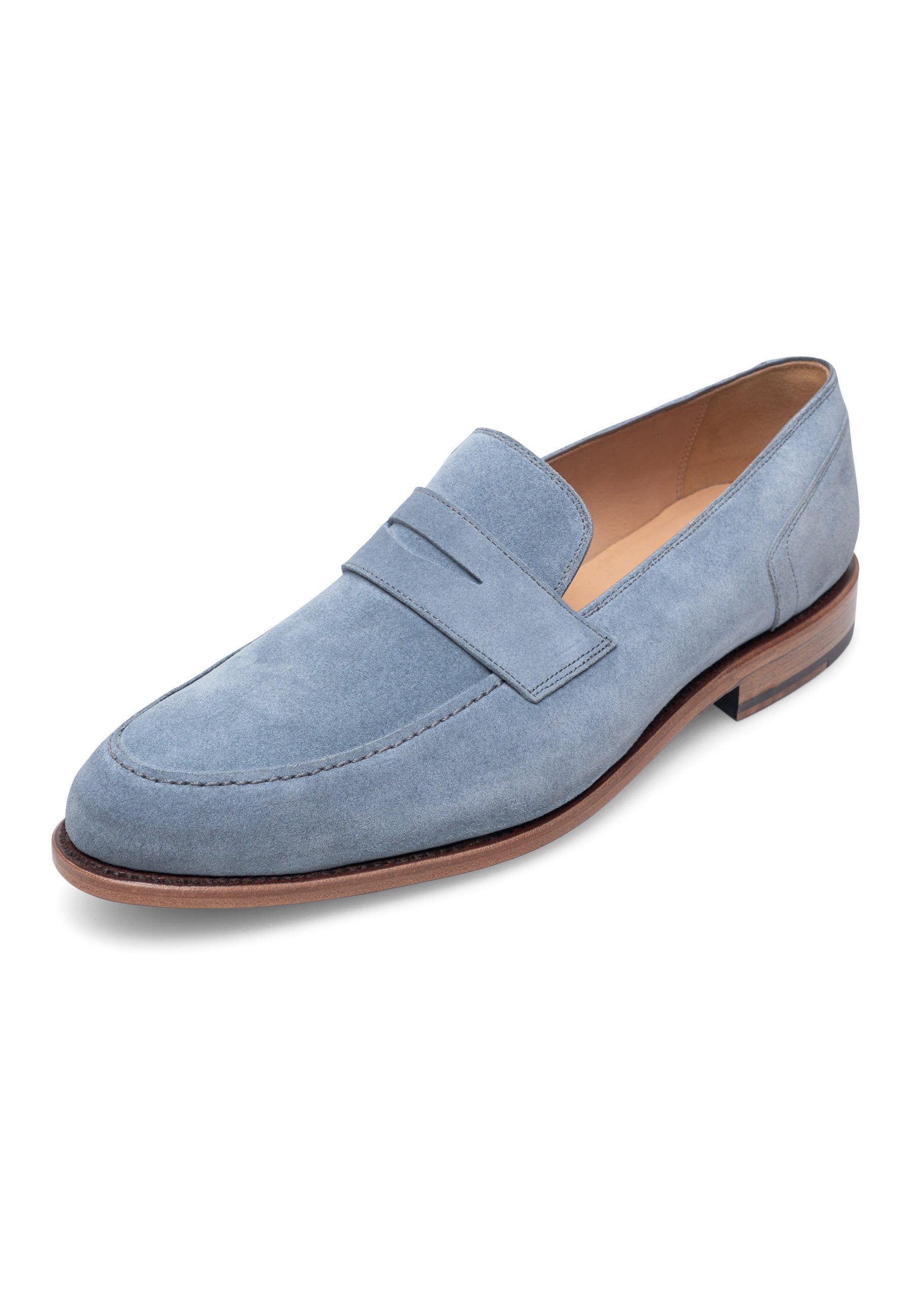 Henry Stevens Marshall PL Businessschuh Loafer Herren Halbschuhe Leder handgefertigt, Anzugschuhe Slipper