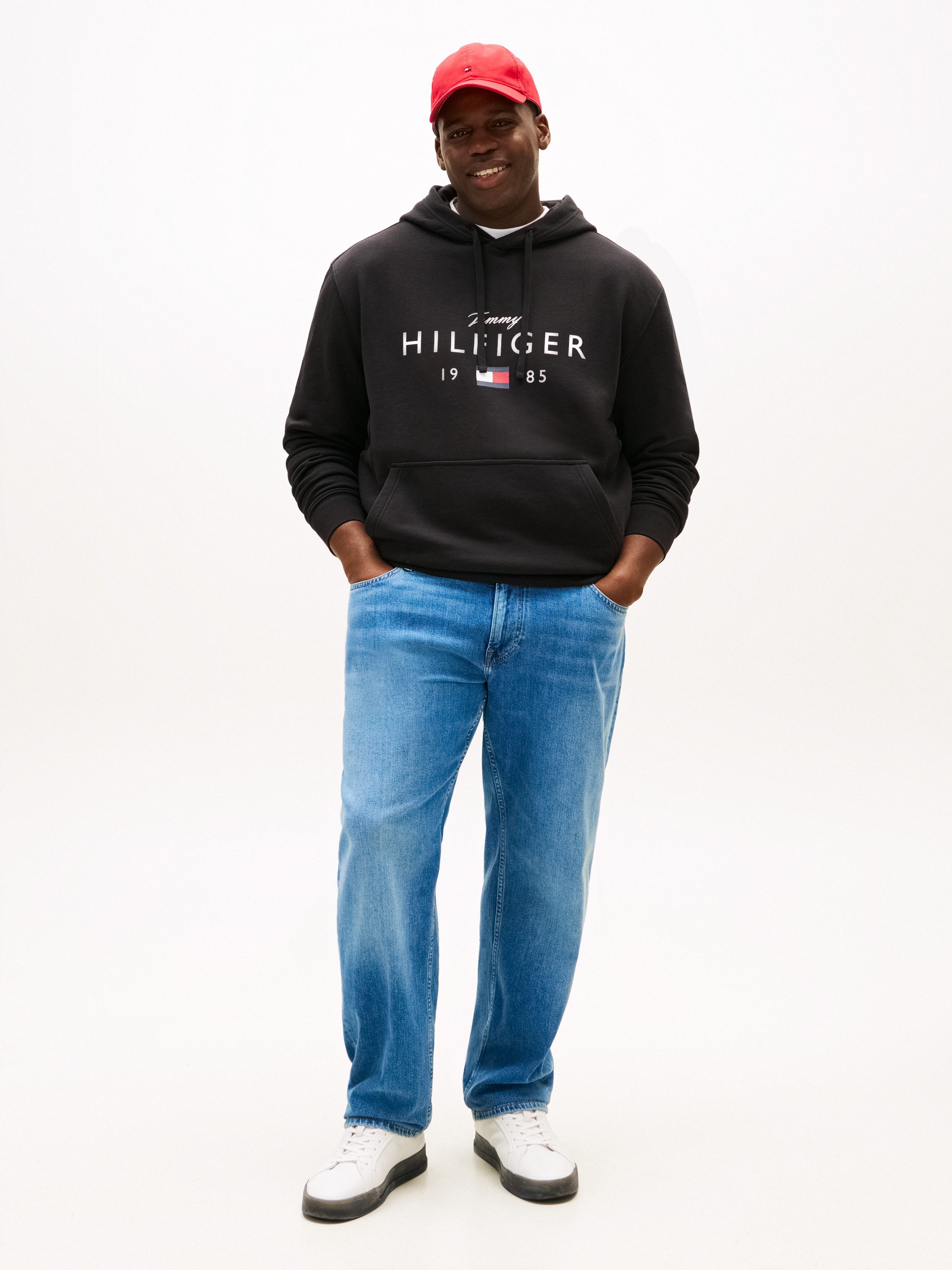Tommy Hilfiger Big & Tall Hoodie BT-BRANDLOVE BIG HILFIGER mit Logo-Grafik, Große Größen, regular fit