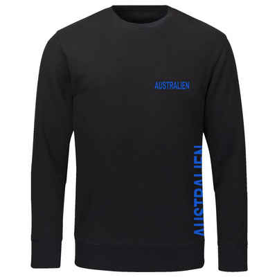 multifanshop Sweatshirt Australien - Brust & Seite - Pullover