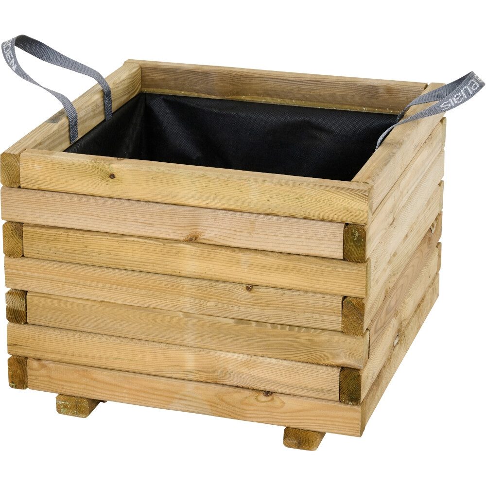 GAUTZSCH Pflanzkübel in natur, Kiefer FSC® 100% - 50x39x50cm (BxHxT)