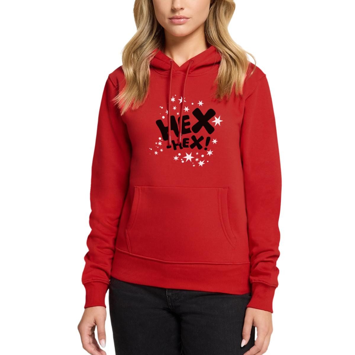 Spreadshirt Hoodie Bibi Blocksberg Hexspruch Hex Hex Mit Sternen Damen Premium Hoodie (1-tlg)