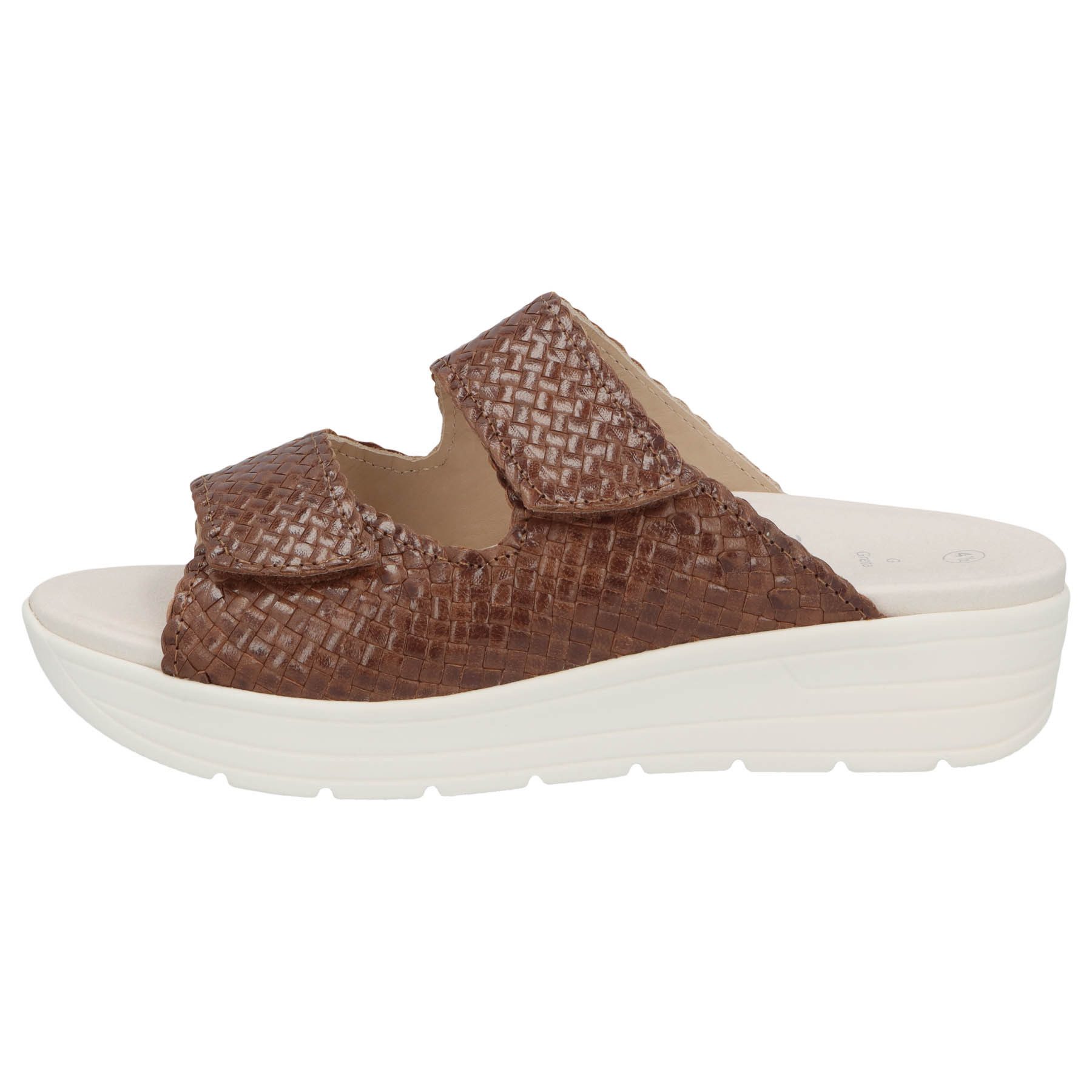 SOLIDUS Solidus Erwachsene Solidus Greta Pantolette Leder Klettschuh