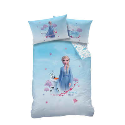 Babybettwäsche Disney Frozen 2 Anna Elsa Olaf Baby Bettwäsche 40 x 60 cm + 100 x 135 cm, CTI