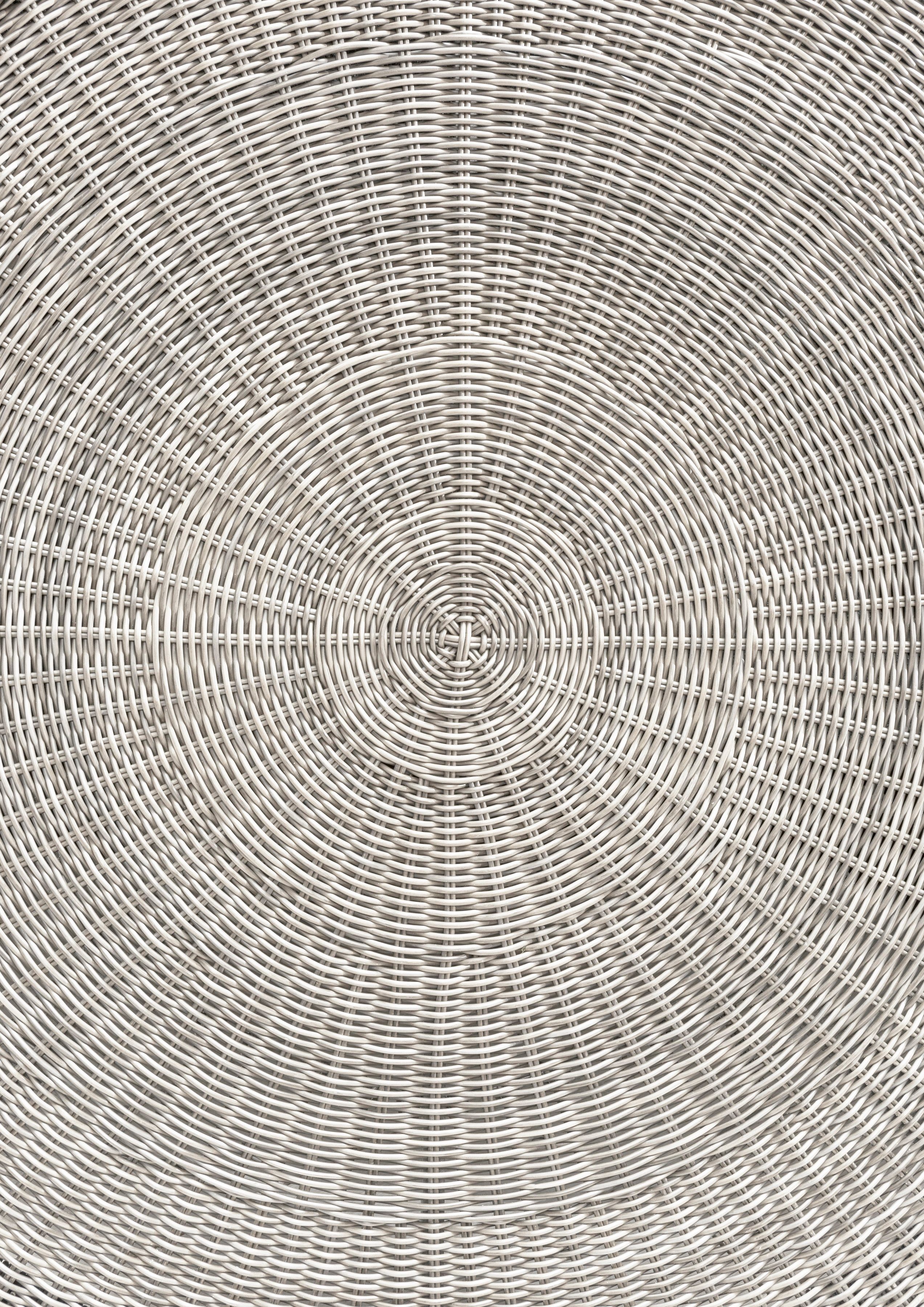 Destiny Drehteller LUNA, Aluminium, Polyrattan