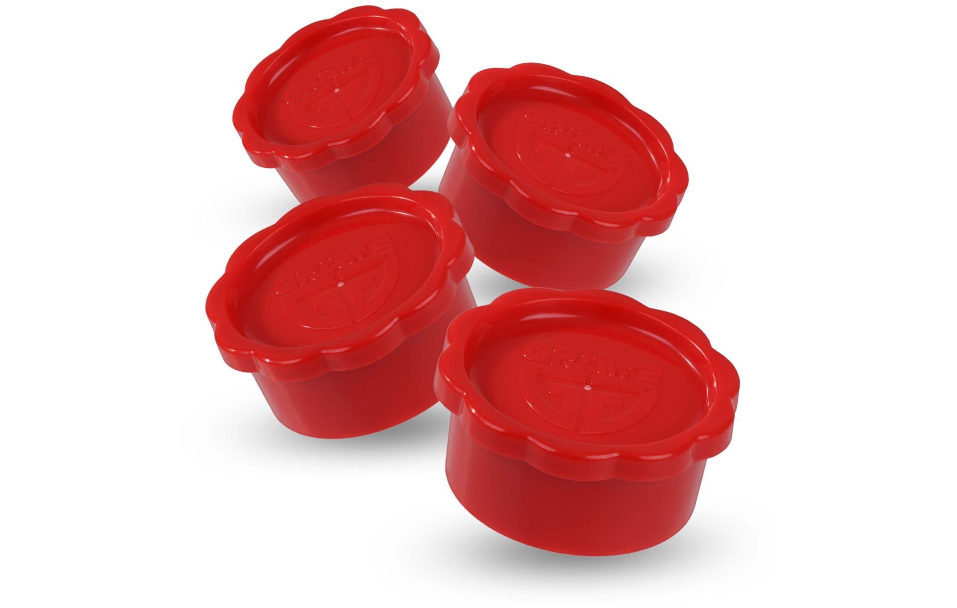 GRÄWE Wassersprudler Flasche 4er Deckel-Set für Sodastream Glasflaschen, 4er Deckel-Set für Sodastream Glasflaschen