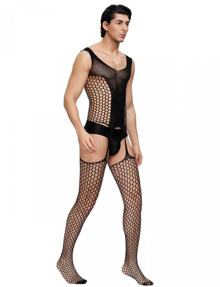 Lau-Fashion Lange Unterhose Herren Loch Strapse günstig online kaufen