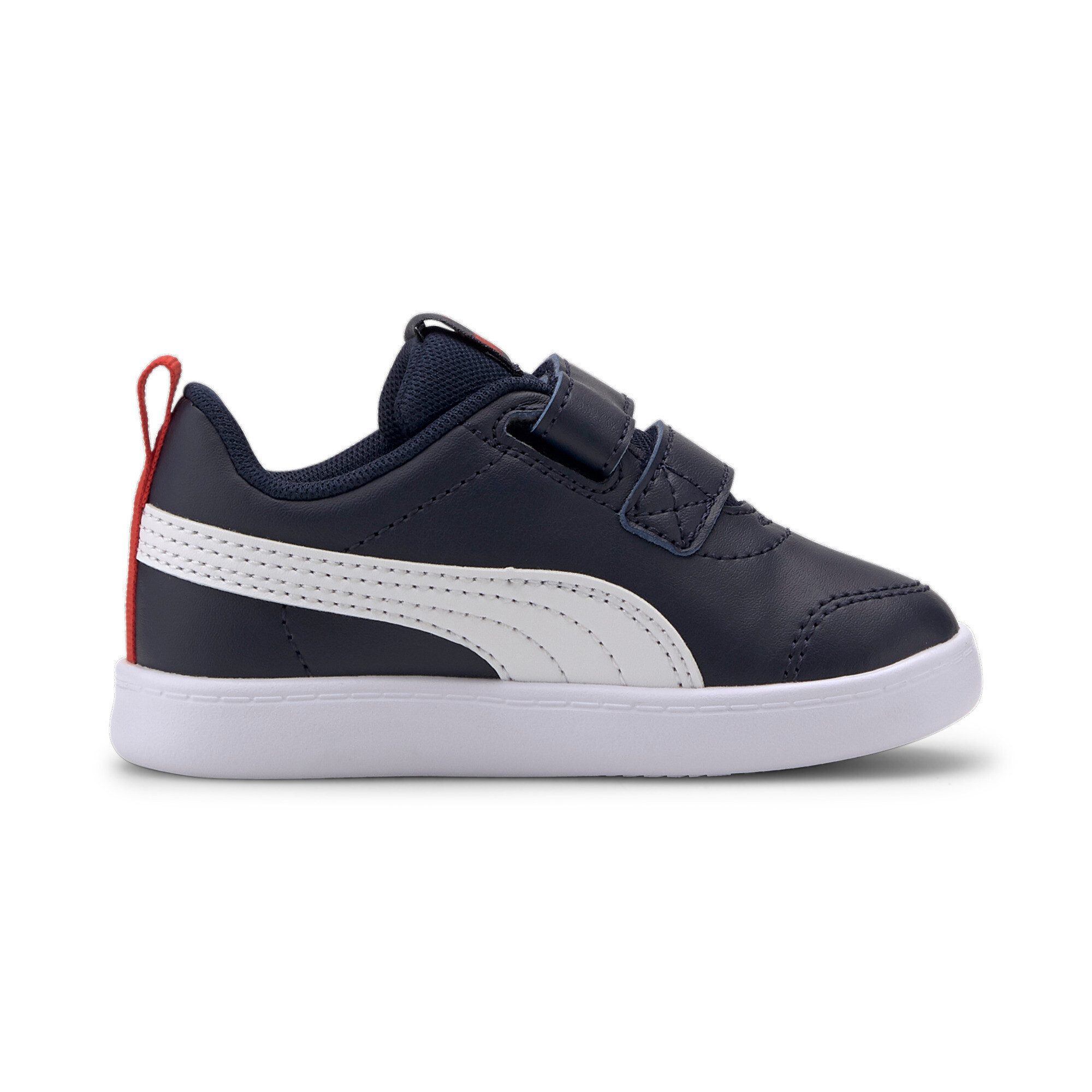 PUMA COURTFLEX V2 V INF Sneaker mit Klettverschluss, leicht profiliertes Laufsohlenprofil
