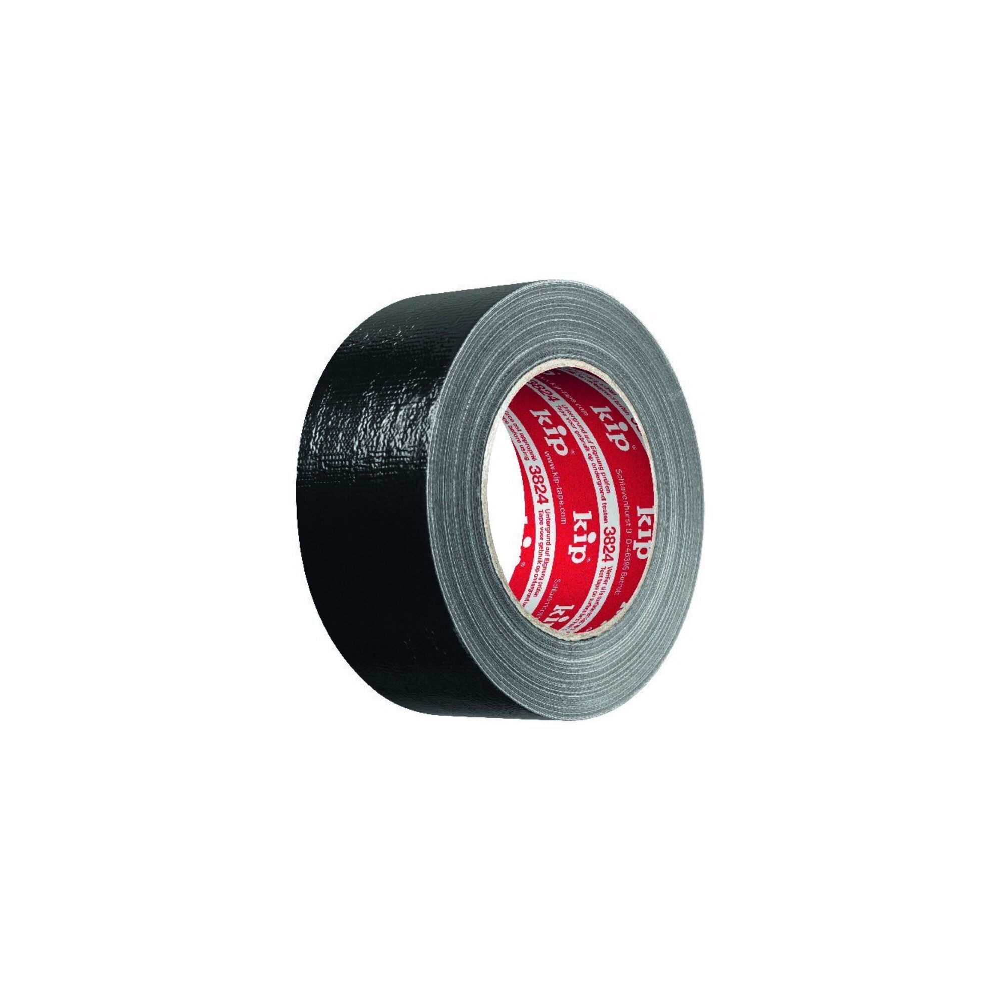 KİP Klebeband Steinband 3824 schwarz L.50m B.50mm KIP 24 Stk
