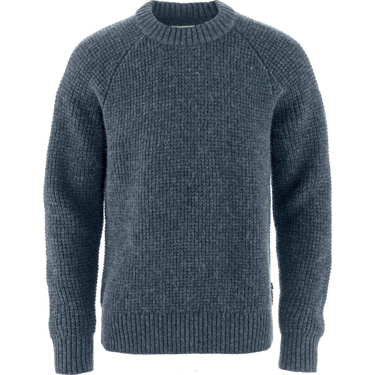 Fjällräven Sweatshirt övik Waffle Knit M Komfortabler Herrenpullover aus Wolle mit hervorragender