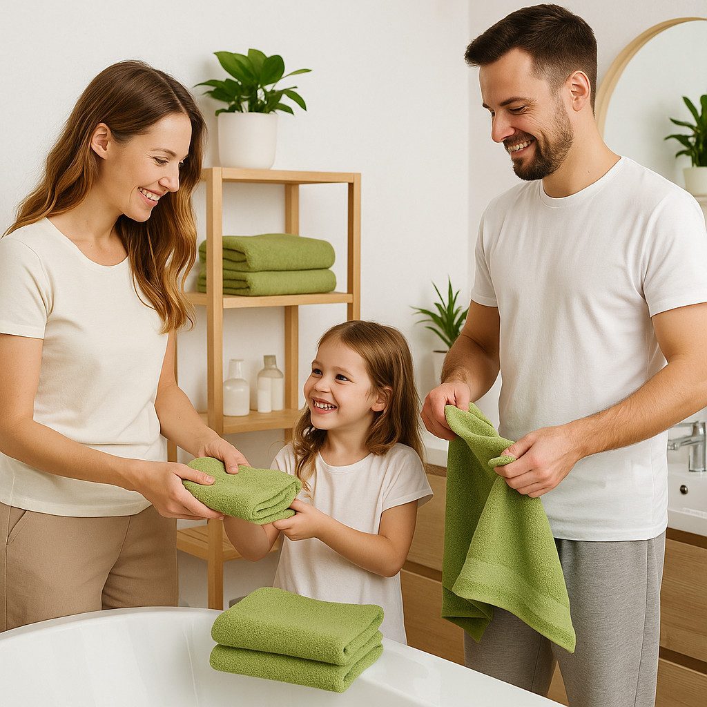 Betz Handtuch Set 12er Handtuch-Set PREMIUM, 100% Baumwolle (Set, 12-St), 2 Duschtücher 4 Handtücher 2 Gästetücher 2 Seiftücher 2 WH