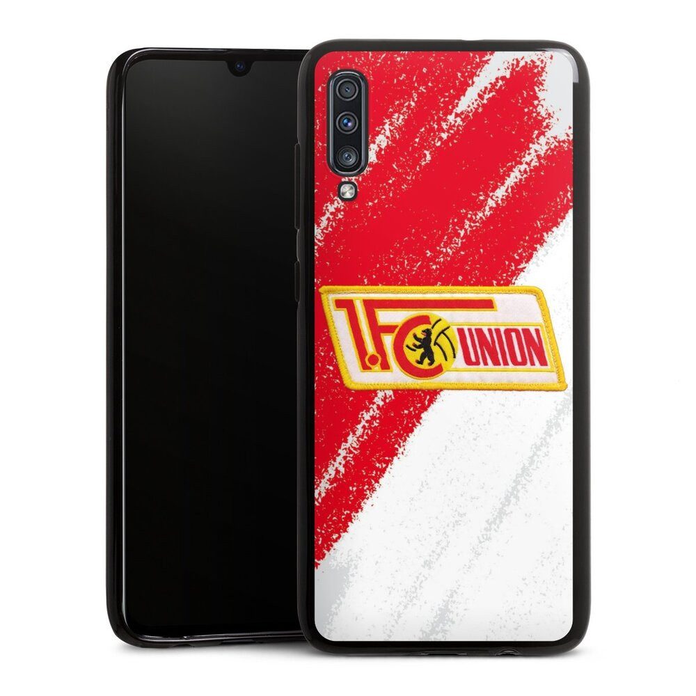 DeinDesign Handyhülle Offizielles Lizenzprodukt 1. FC Union Berlin Logo, Samsung Galaxy A70 Silikon Hülle Bumper Case Handy Schutzhülle