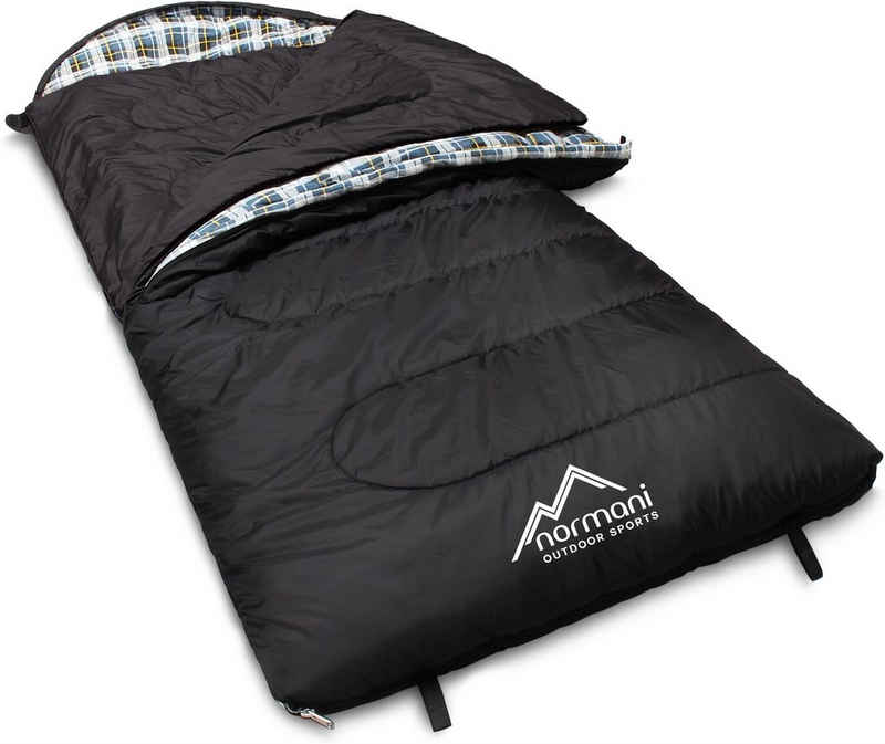 normani Deckenschlafsack Outdoor-Schlafsack Extrem 4-In-1 Antarctica, bis -40°C 500 + 250 g/m² Füllung