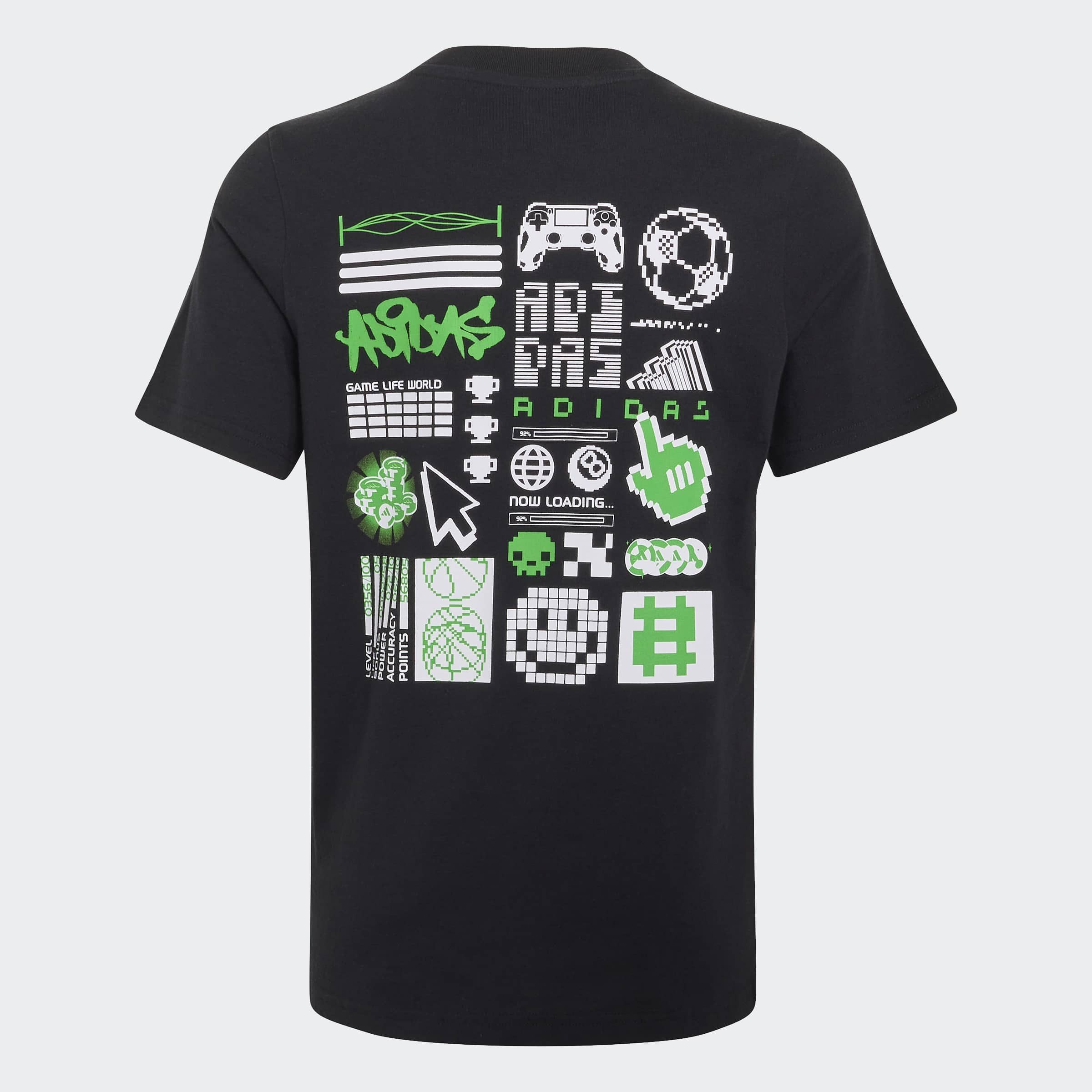 adidas Sportswear T-Shirt J GAME T 2 für Kinder, mit Rundhalsausschnitt, aus Baumwolle
