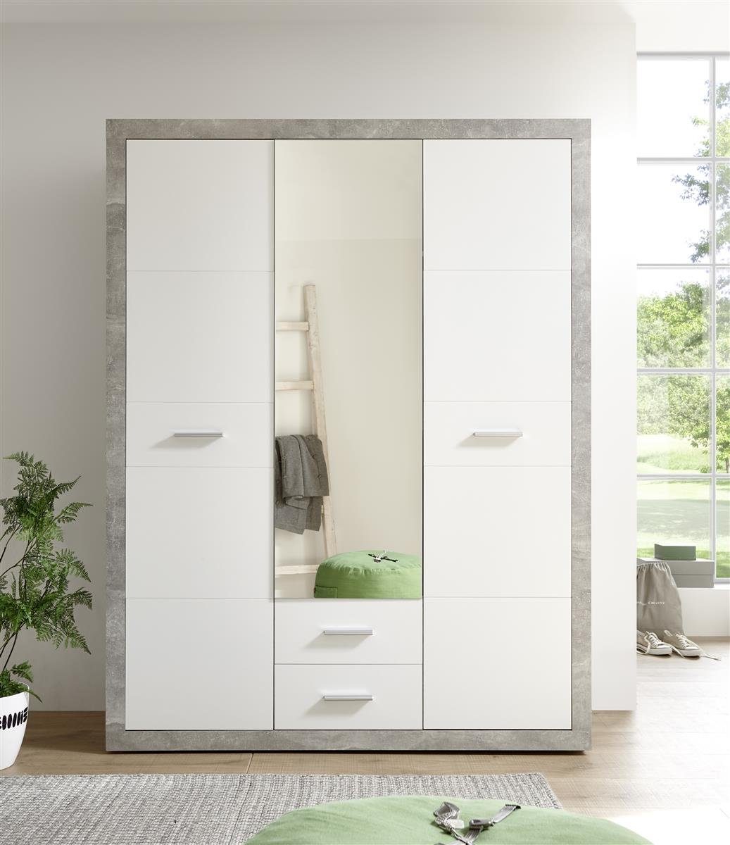 Pol-Power Kleiderschrank 151 x 198 x 55 cm (B/H/T) günstig online kaufen