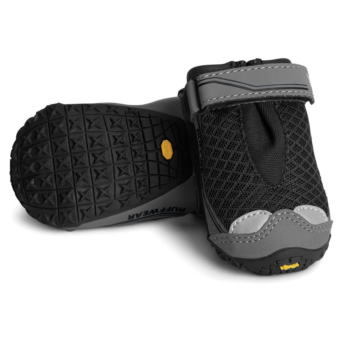 Ruffwear Pfotenschutz Hundeschuhe Grip Trex Obsidian Black - 2er Pack