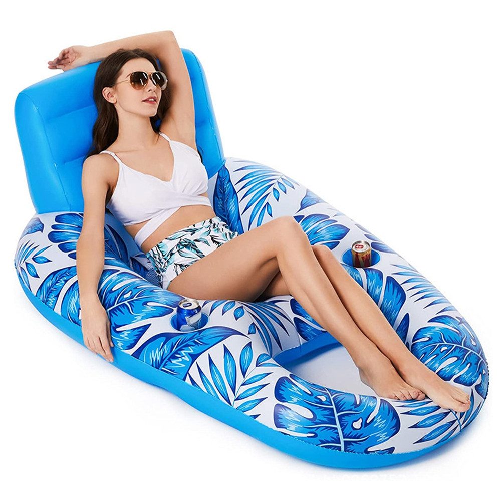 SIKAINI Luftmatratze Aufblasbarer Pool-Lounge, (Praktischer Getränkehalter günstig online kaufen