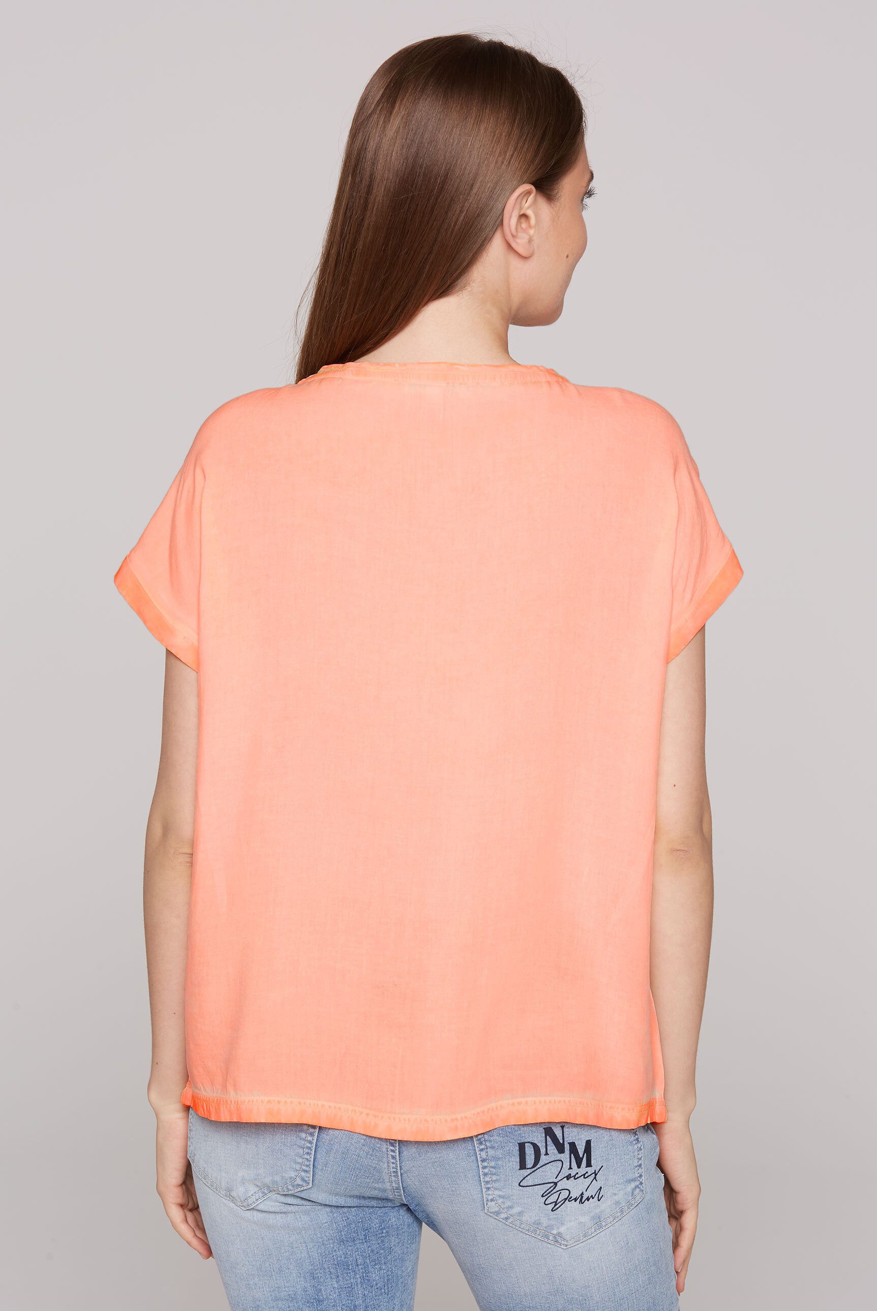 SOCCX Shirtbluse mit Glitzersteinchen