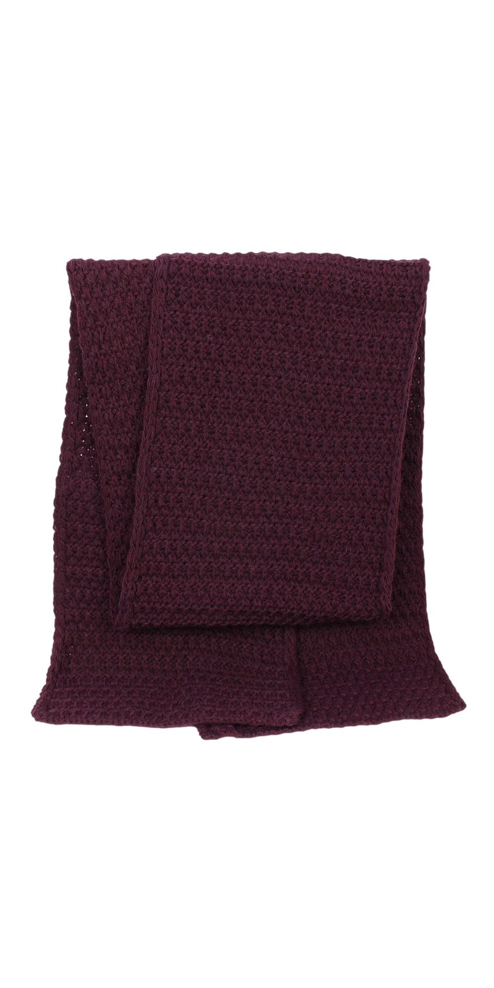 ZEBRO Strickschal Schal MIA Unifarben, ohne Fransen