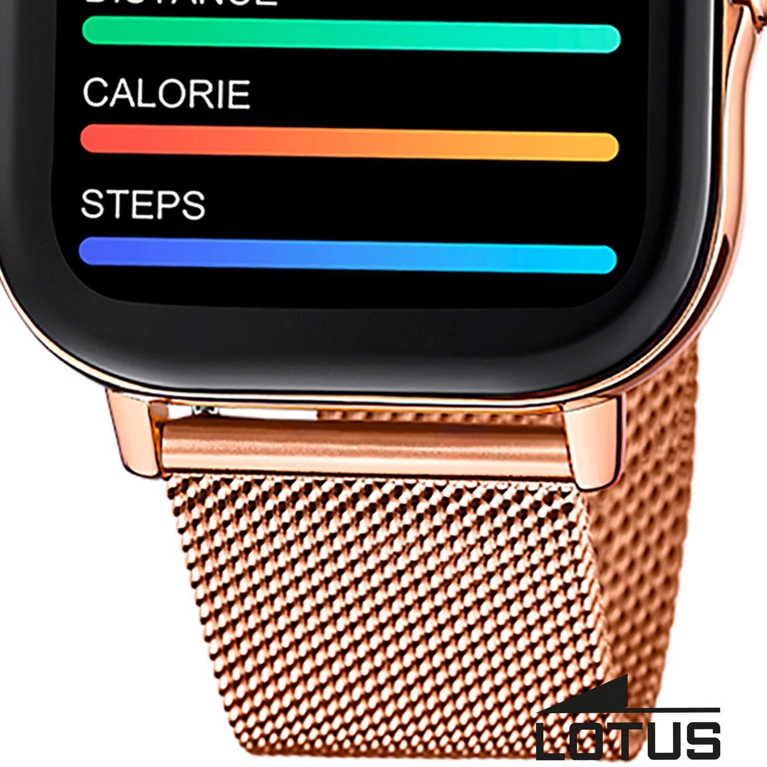 Lotus Lotus Damenuhr Smartwatch Smartwatch Smartwatch (kompatibel ab Android 5.1+ und IOS 8.0), Digital, Damen Smartwatch eckig/abgerundet, groß (ca. 44mm), Edelstahl