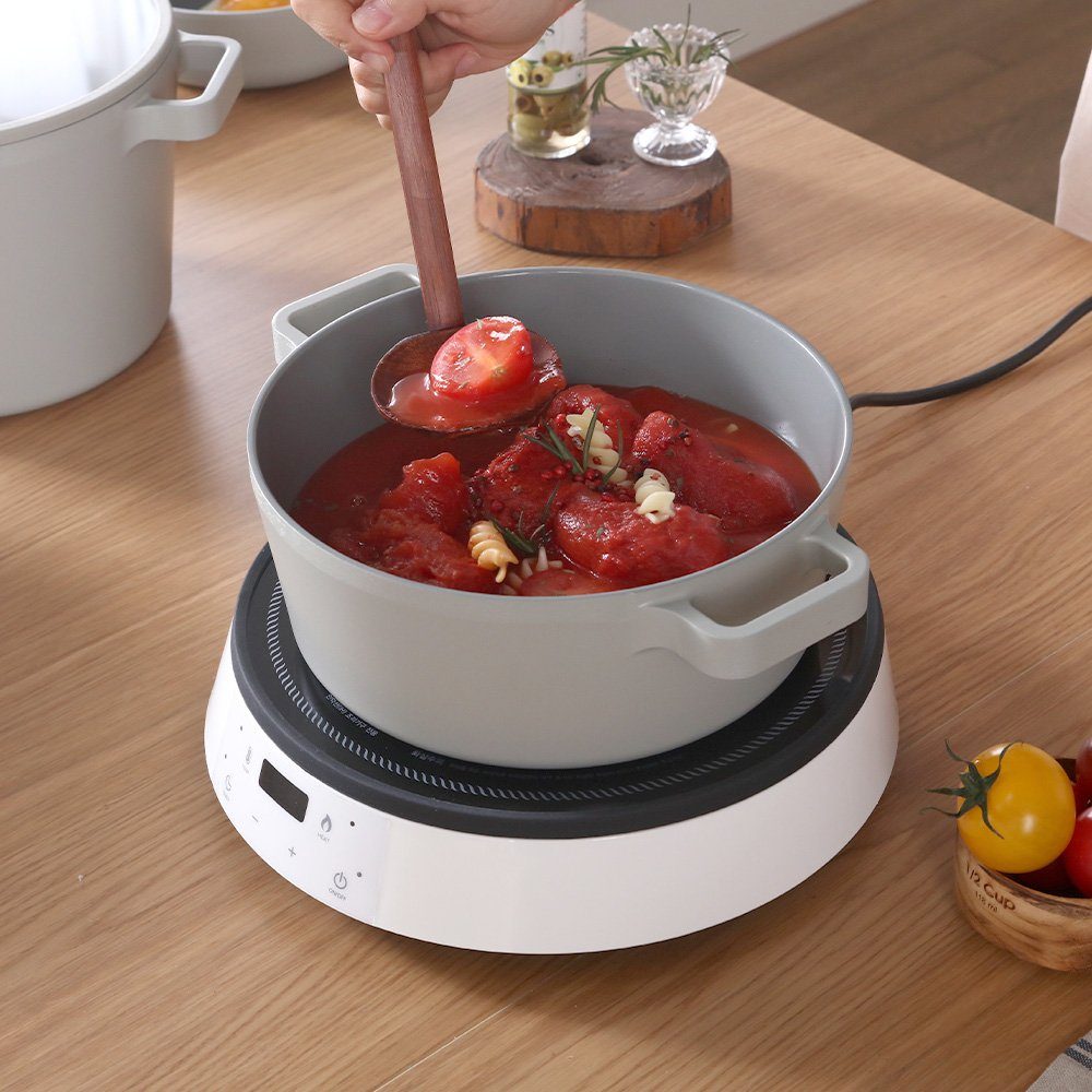 NEOFLAM® Bratentopf FIKA Reserve Bratentopf 22cm inkl. Glasdeckel, Aluminiumguss (1-tlg)