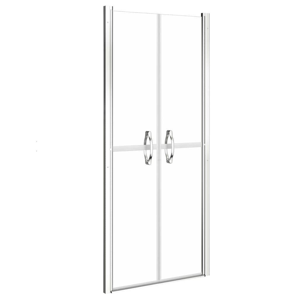 vidaXL Duschwand 81 x 190 cm Duschtür Transparent ESG 81x190 cm