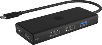 ICY BOX Laptop-Dockingstation ICY BOX USB Type-C Notebook DockingStation, zu 9 weiteren Anschlüssen