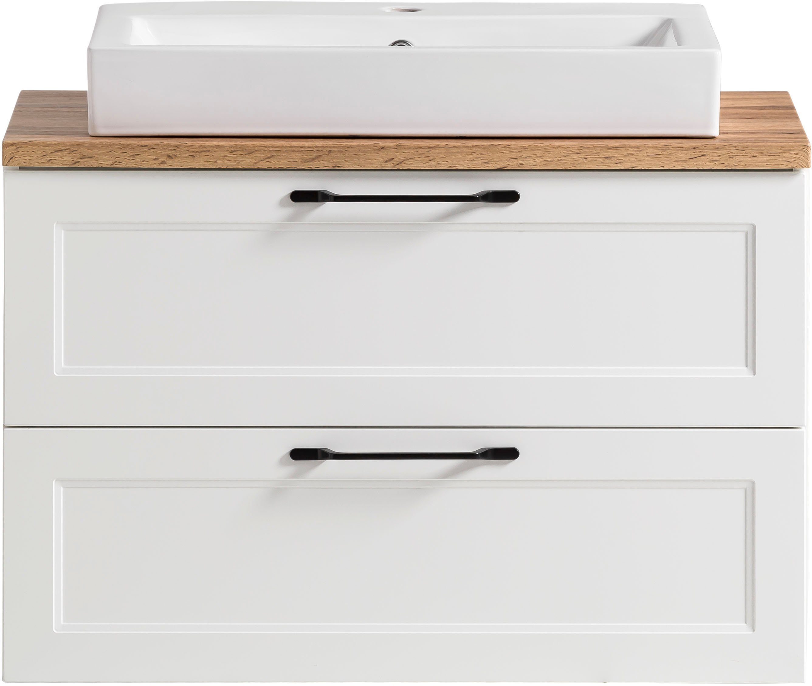 welltime Waschtisch Lana, Badmöbel inkl. Waschbecken, 80 cm breit günstig online kaufen