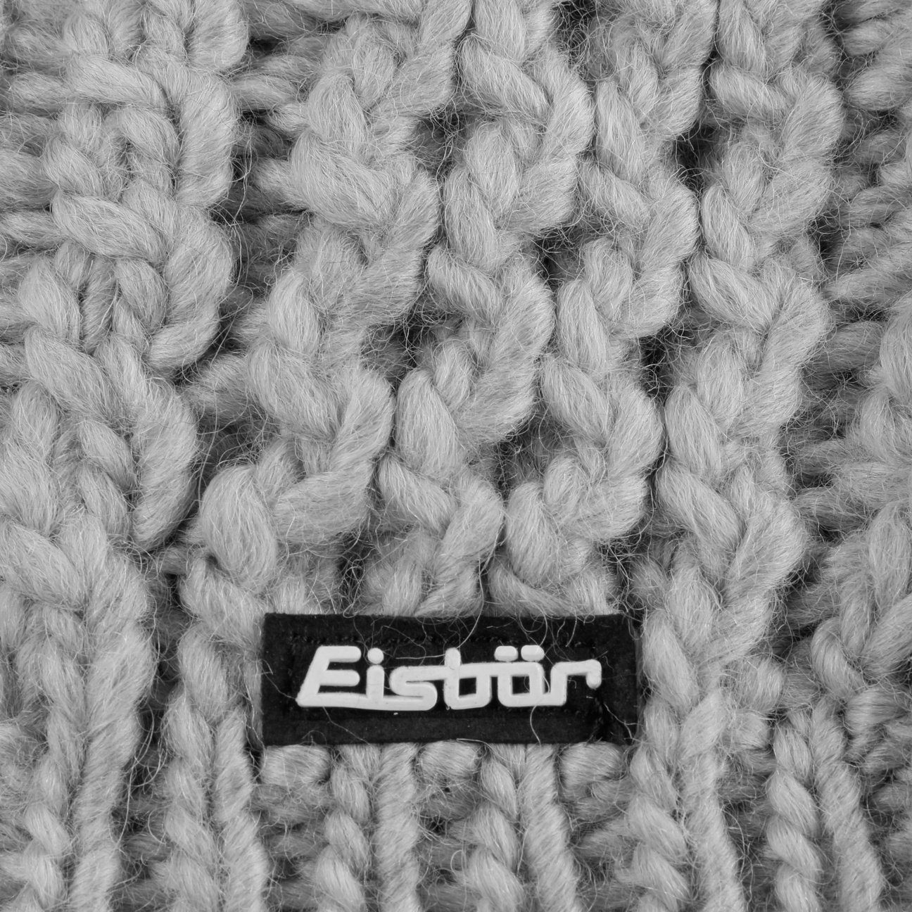 Eisbär Beanie (1-St) Strickmütze mit Futter