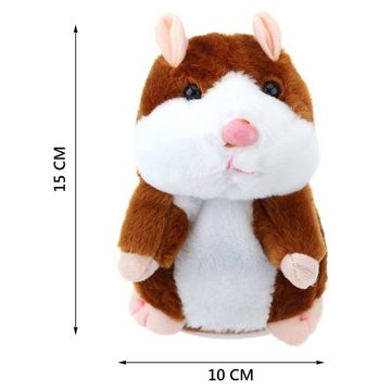 LENBEST Minipuppe Minipuppe Sprechender Hamster Plüsch Interaktive