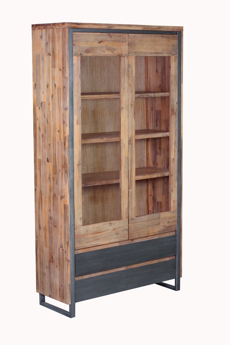 Main Möbel Vitrine Main Möbel Vitrine 'Genua' Akazie gebürstet