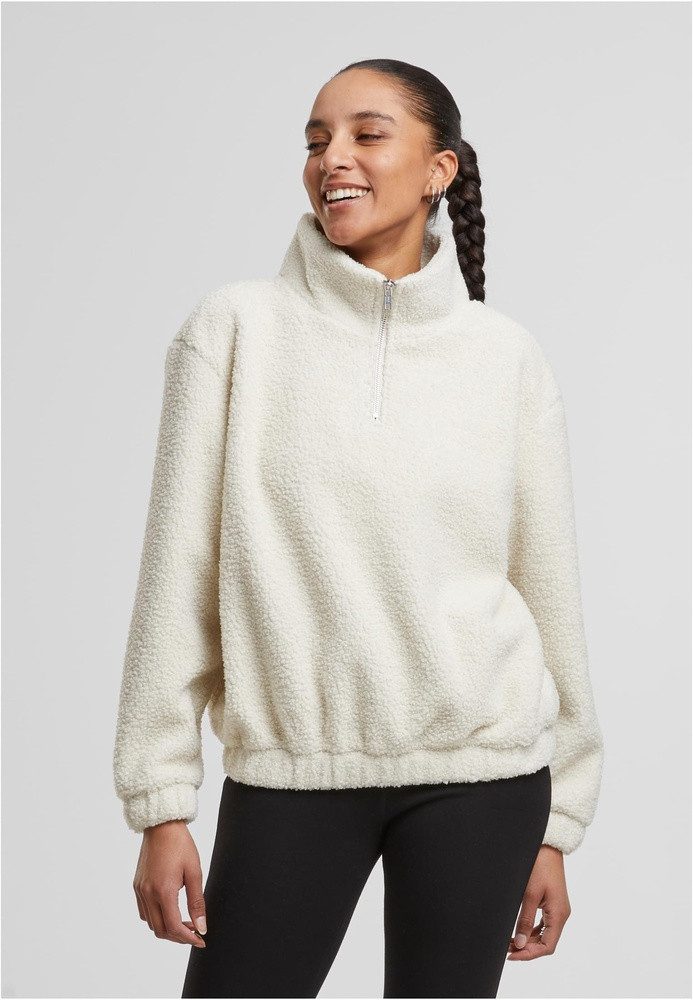 URBAN CLASSICS Rundhalspullover Ladies Sherpa Troya