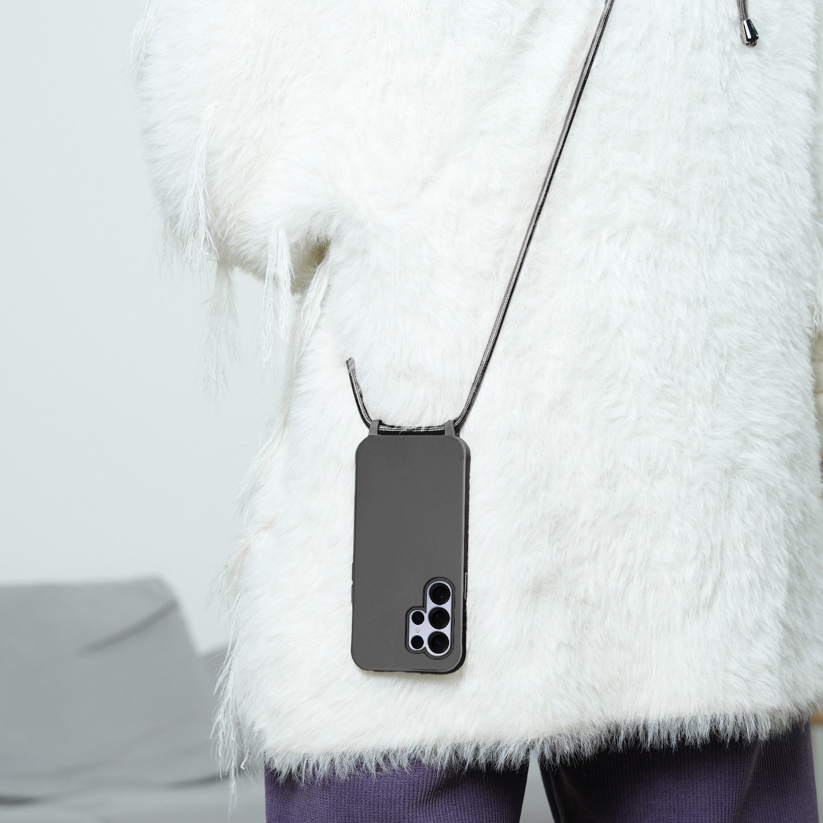 betterfon Handykette für Samsung Galaxy Handyhülle mit Band Kodel Hülle mit Kette, Hände frei – mit Silikonhülle & Schnur für flexiblen Alltag – Bild 5 von 5
