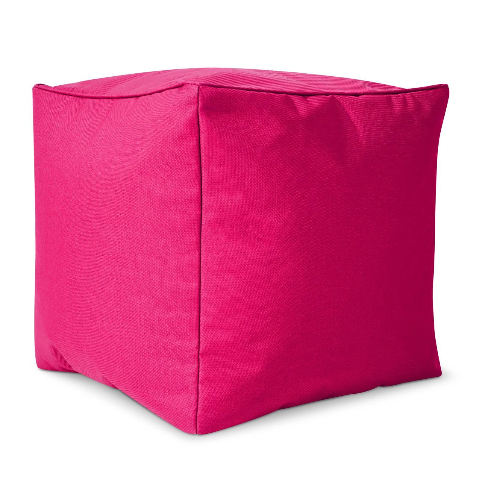 Green Bean Sitzsack Sitzsack-Hocker Pouf Cube 40x40x40cm (Hocker 40x40x40cm mit EPS-Perlen Füllung, Fußhocker Fußkissen Sitz-Pouf für Sitzsäcke), Bodenkissen für Kinder und Erwachsene - Sitzkissen Sitzhocker