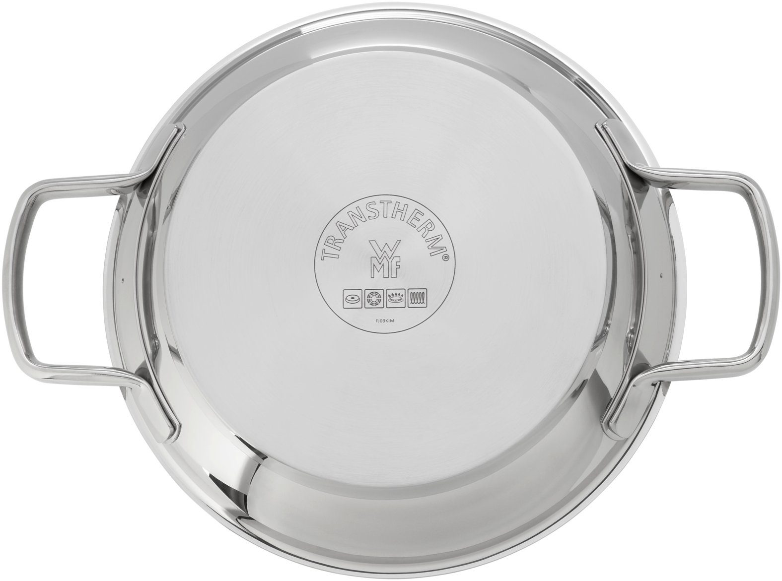 WMF Bratpfanne PermaDur Advance Servierpfanne, 24 cm, Cromargan® Edelstahl rostfrei 18/10 (1-tlg., 1x Servierpfanne beschichtet 24 cm optimal für Herdplatten mit Ø 18 cm)