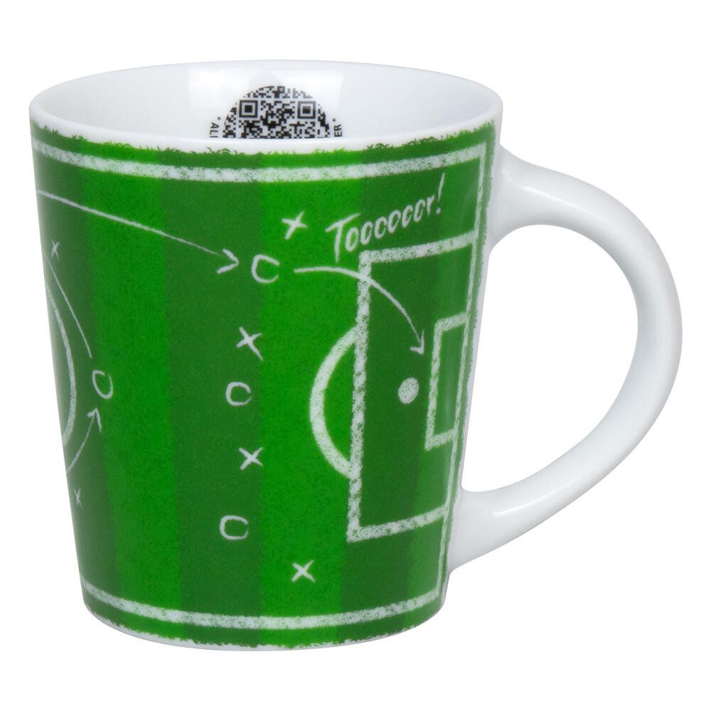 Könitz Becher Fußball - Taktik, 380 ml, Porzellan