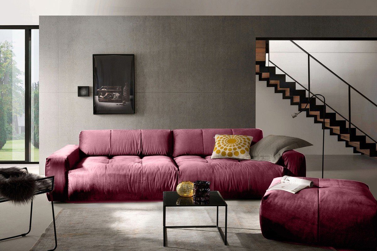 KAWOLA Sofa »PALACE«, Stoff Velvet verschiedene Farben online kaufen | OTTO