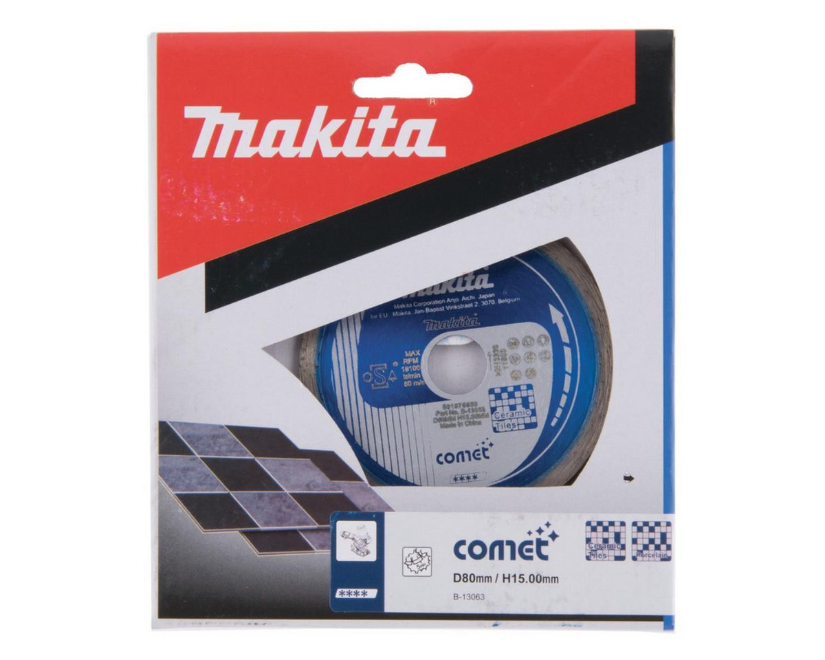 Thumbnail - Makita Akku-Multifunktionswerkzeug Makita Diamanttrennscheibe Comet 80 x 15 x 5 mm • Comet, Produkt, Makita, Makita Werk...