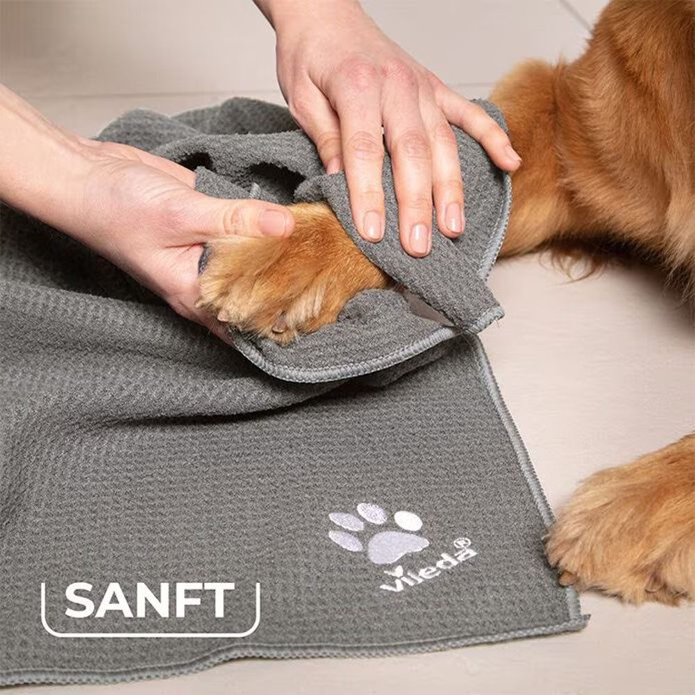 Vileda Vileda Pet Pro Microfibre Tuch XL Wischbezug (Mikrofaser, 22,5, 1-tlg., Trocknet 6x schneller als ein Baumwolltuch* *interner Labortest) – Bild 4 von 5