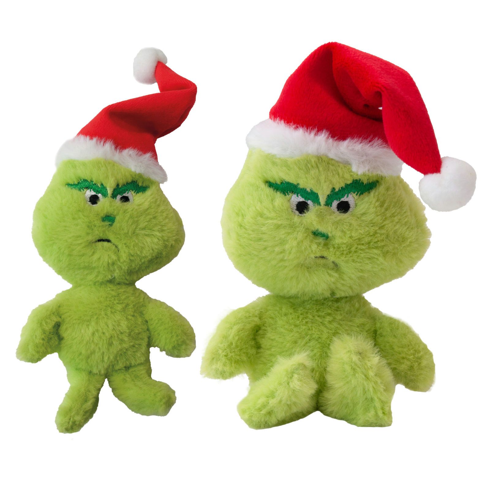 Aumüller Tierkuscheltier Baldi-Muffel und Minze-Muffel mit Weihnachtsmütze - Katzenspielzeug
