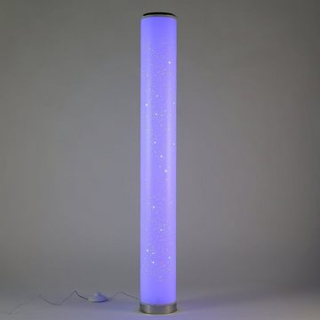 Licht-Erlebnisse Stehlampe TOBI, LED fest integriert, Farbwechsler, LED Stehleuchte mit Farbwechsel Fernbedienung 103 cm Stehlampe