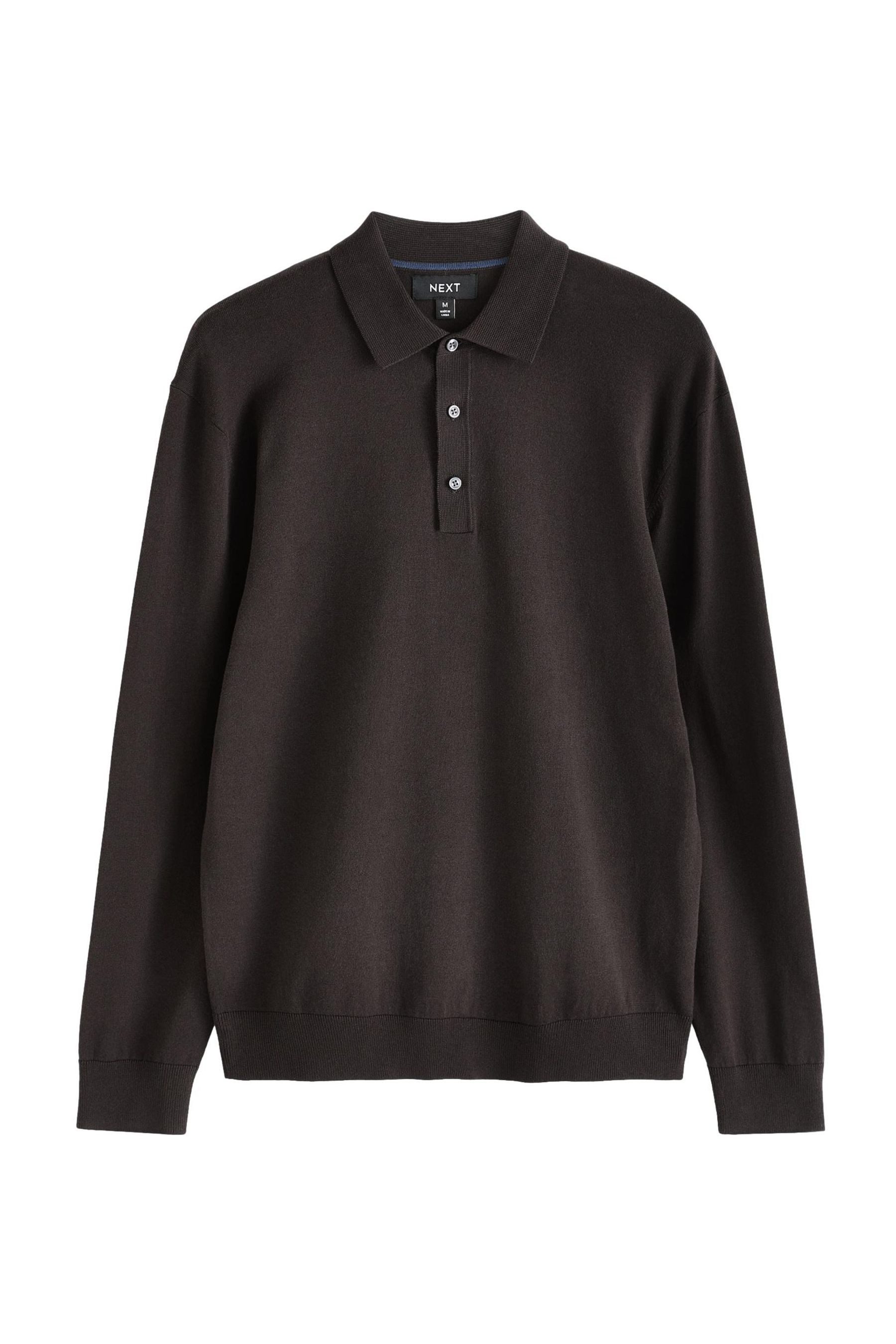 Next Langarm-Poloshirt Langärmeliges Regular Fit Poloshirt günstig online kaufen