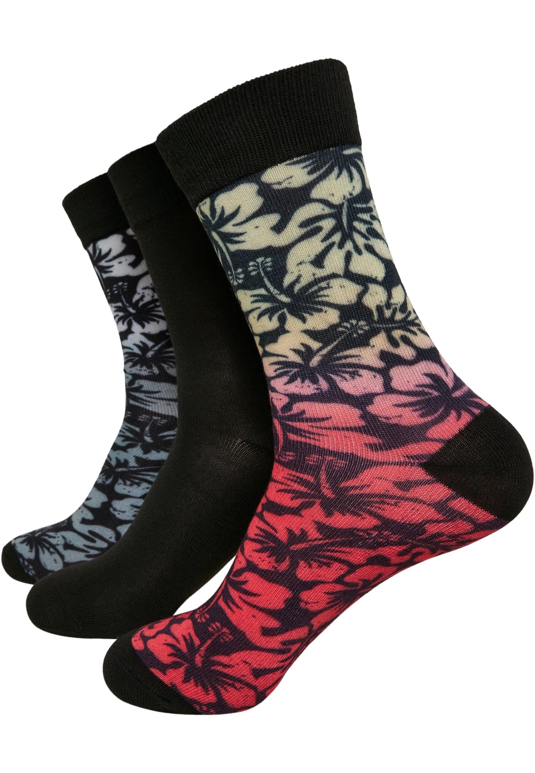 Strümpfe Urban Classics Unisex Flower Socks 3-Pack