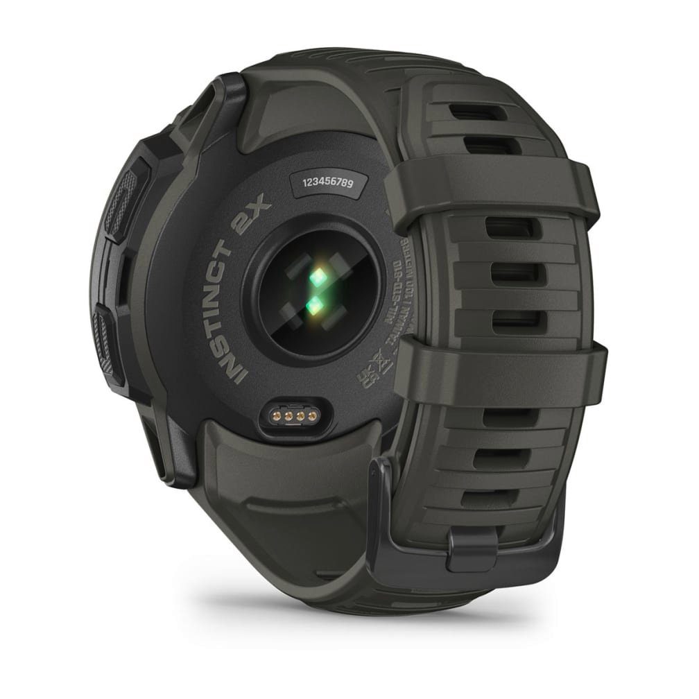 Garmin Instinct Zoll, Smartwatch (2,8 Proprietär) | Grün 2X cm/1,1 grün Solar